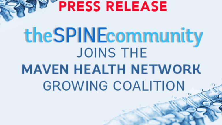 TheSpineCommunity Joins The Maven Health Network Growing Coalition